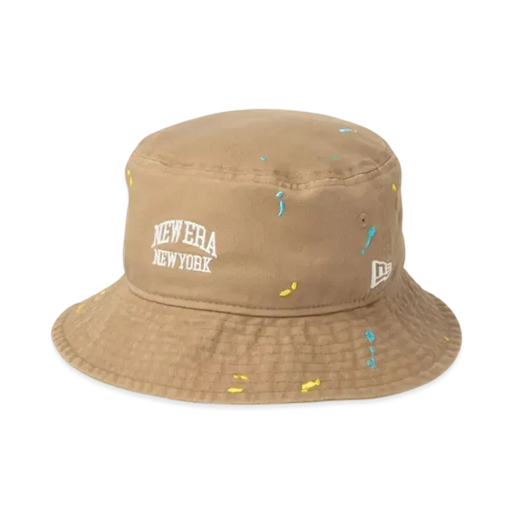 NEW ERA Kid's Bucket 01 Splash Embroidery New Era New York "Khaki"