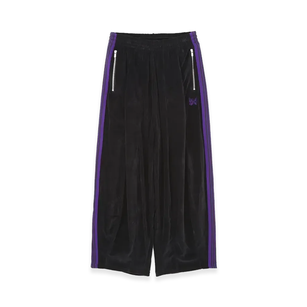 NEEDLES x LHP H.D.Track Pant - C/PE Velour "Black"