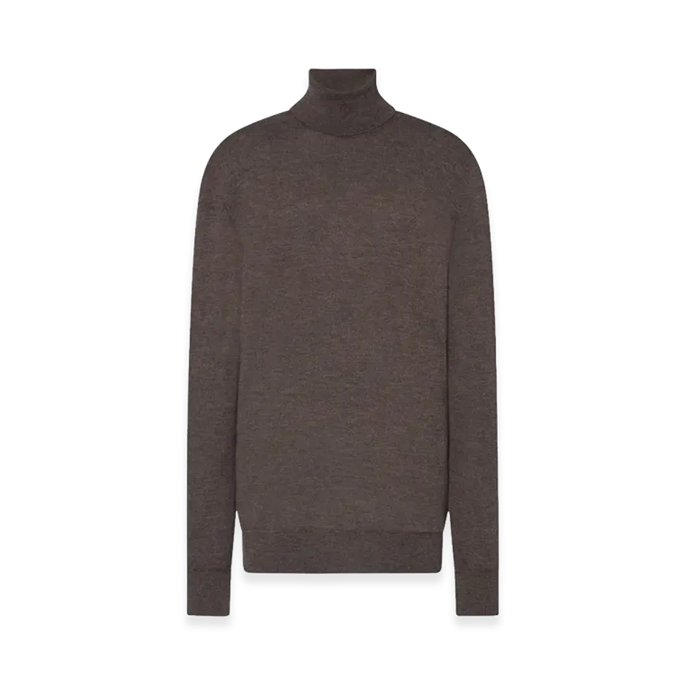 The Row Women's Lizzy Cashmere Tops "Faded Brown"
