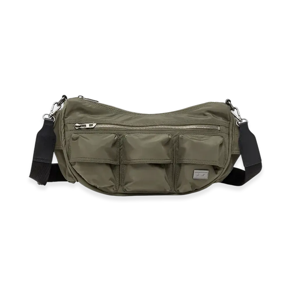 Diesel Multi-Pkts Shoulder Bag x Multi-Pkts-Multipocket Bag In Utilitarian Shell "Green"