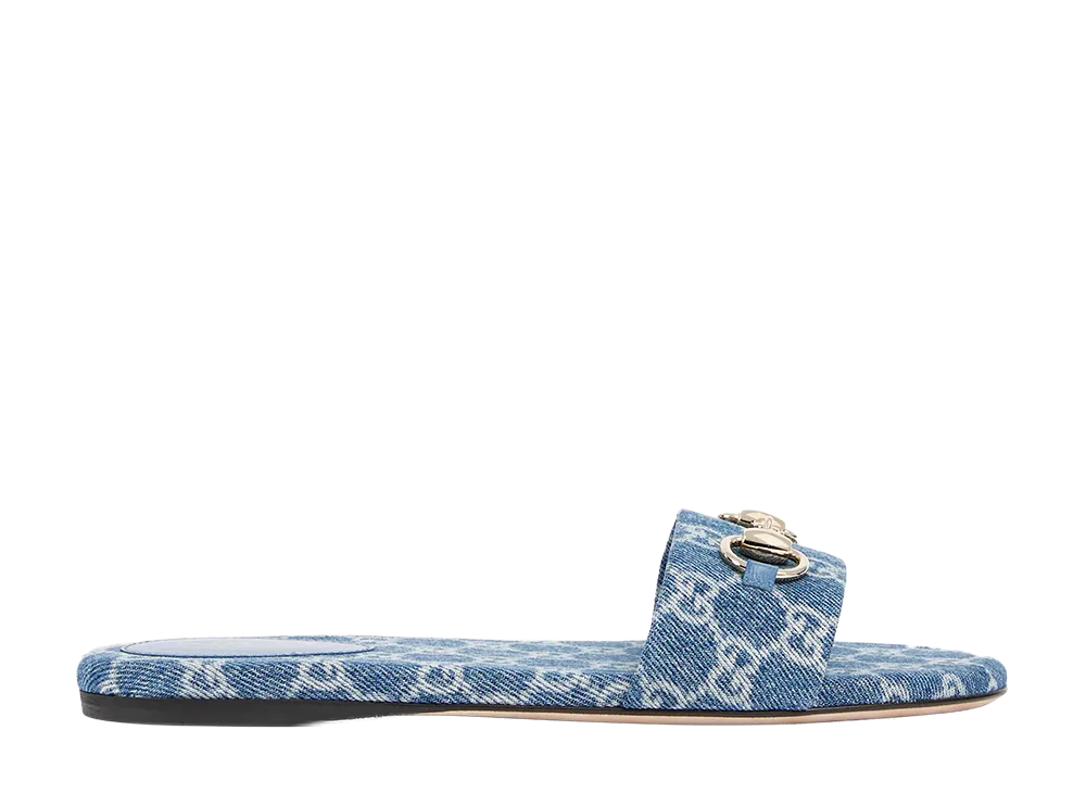 GUCCI Women's Morsetto Slides "LightBlue"