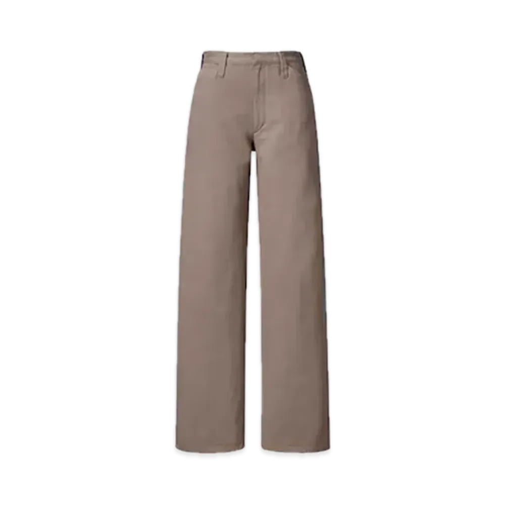 Uniqlo U 24SS High Waist Straight Collar Jeans "Brown"