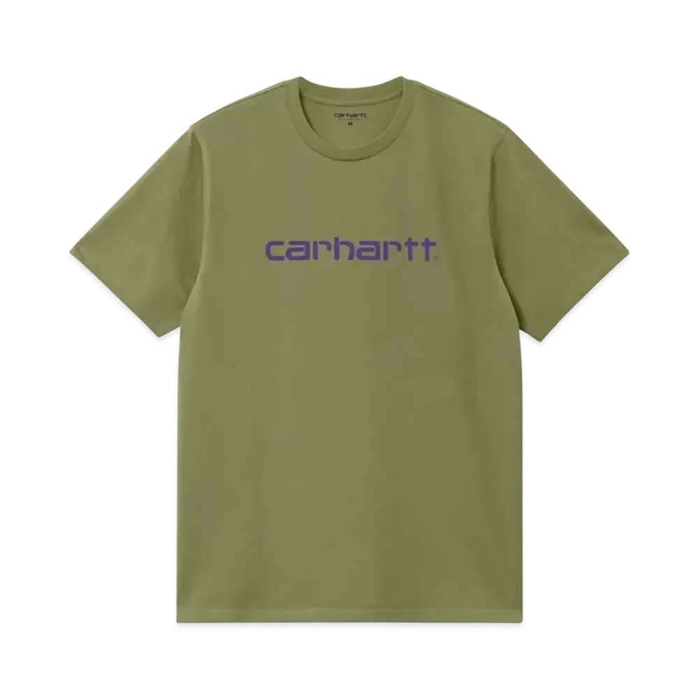Carhartt WIP Short Sleeve Script T-Shirt "Capulet/Aura"