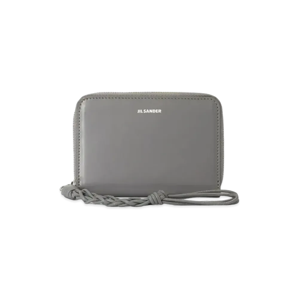 Jil Sander Pocket Zip-Around Wallet "Grey"