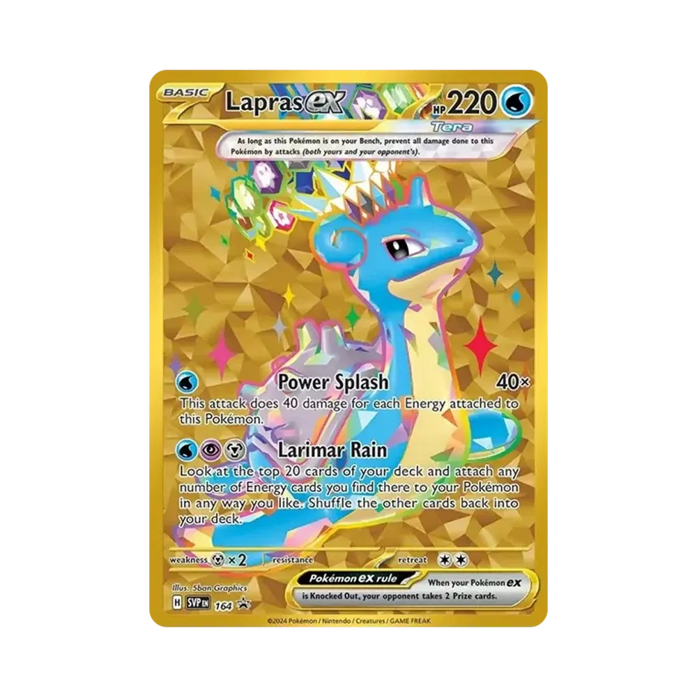 ラプラスex P [SVP EN 164]【英語版】(スカーレット&バイオレット「プロモーションカード」)