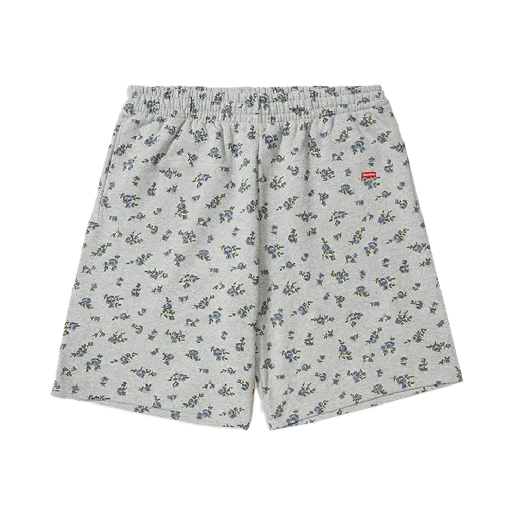 Supreme Small Box Sweatshort "Flowers"