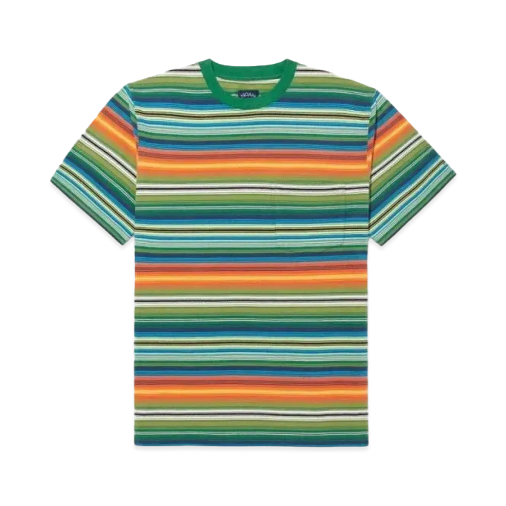Noah Striped Pocket Tee "Green"