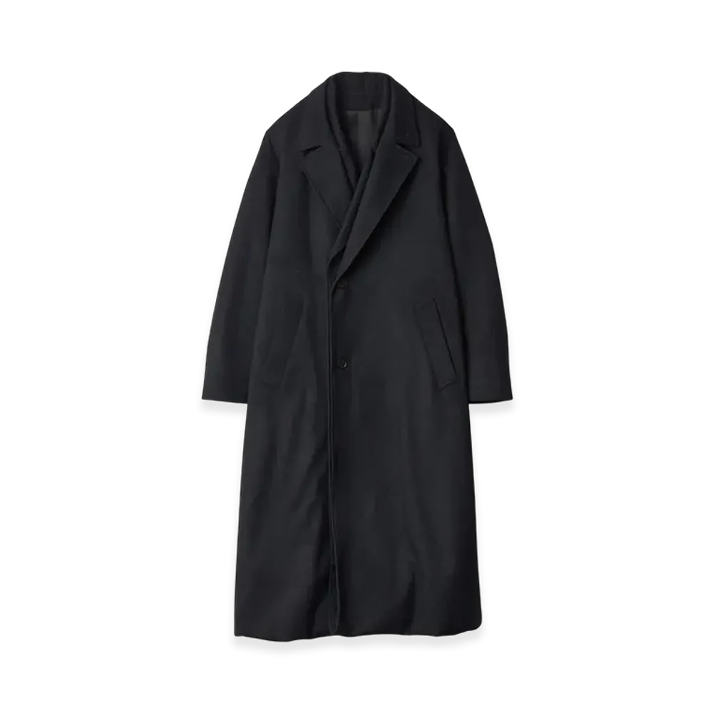 ssstein Oversized Layered Combination Coat "Black"
