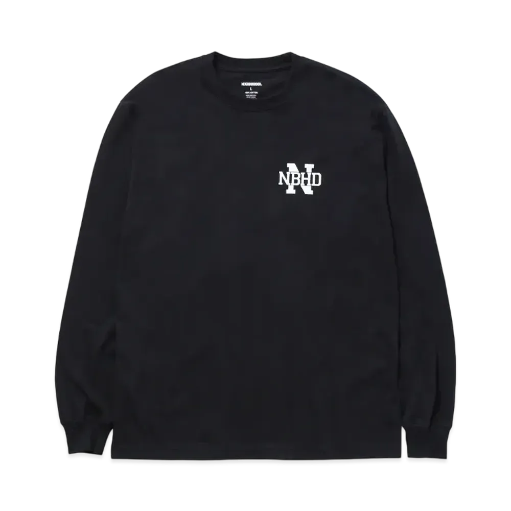 NEIGHBORHOOD NH . Tee LS-12 "Black"