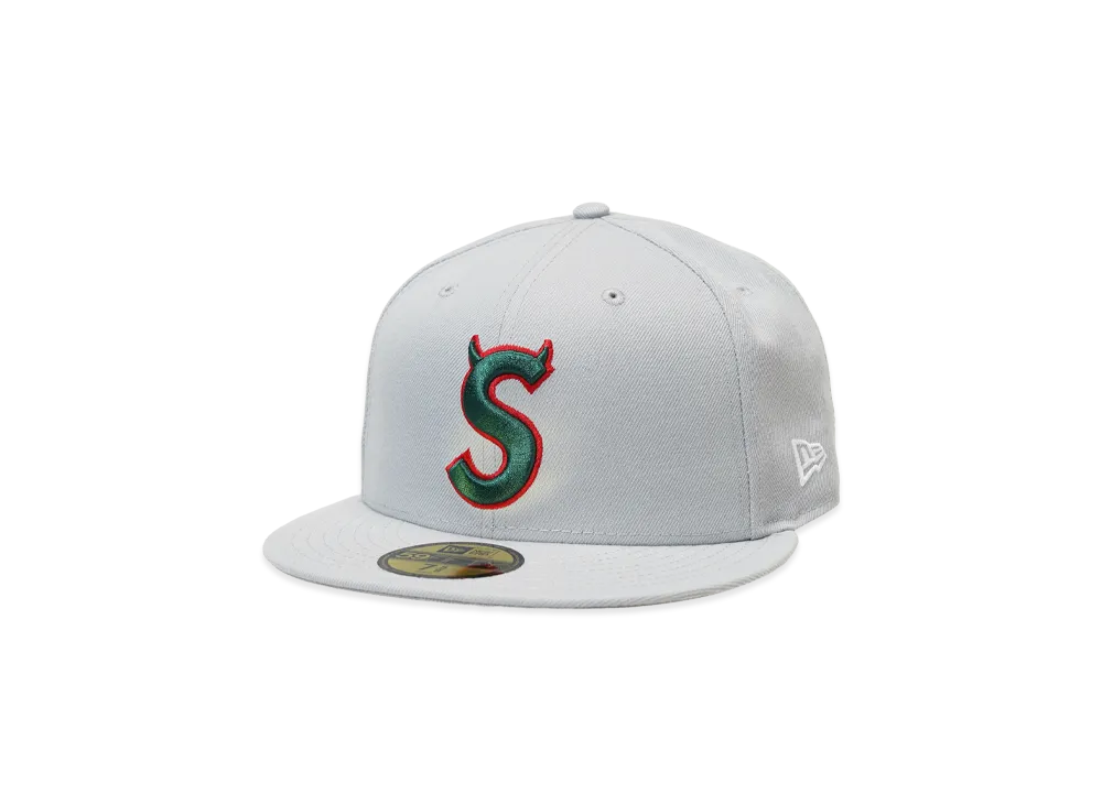 Supreme Devil S Logo New Era "Grey"