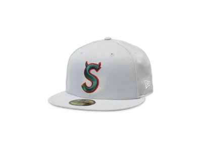 Supreme Devil S Logo New Era "Grey"