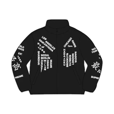 Supreme Worldwide Tricot Track Jacket "Black"