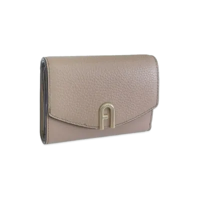 FURLA Primula Tri Compact M Wallet "Brown"