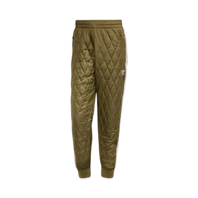 ADIDAS ADICOLOR CLASSICS SST QUILTED TRACK PANTS "Focus Olive"