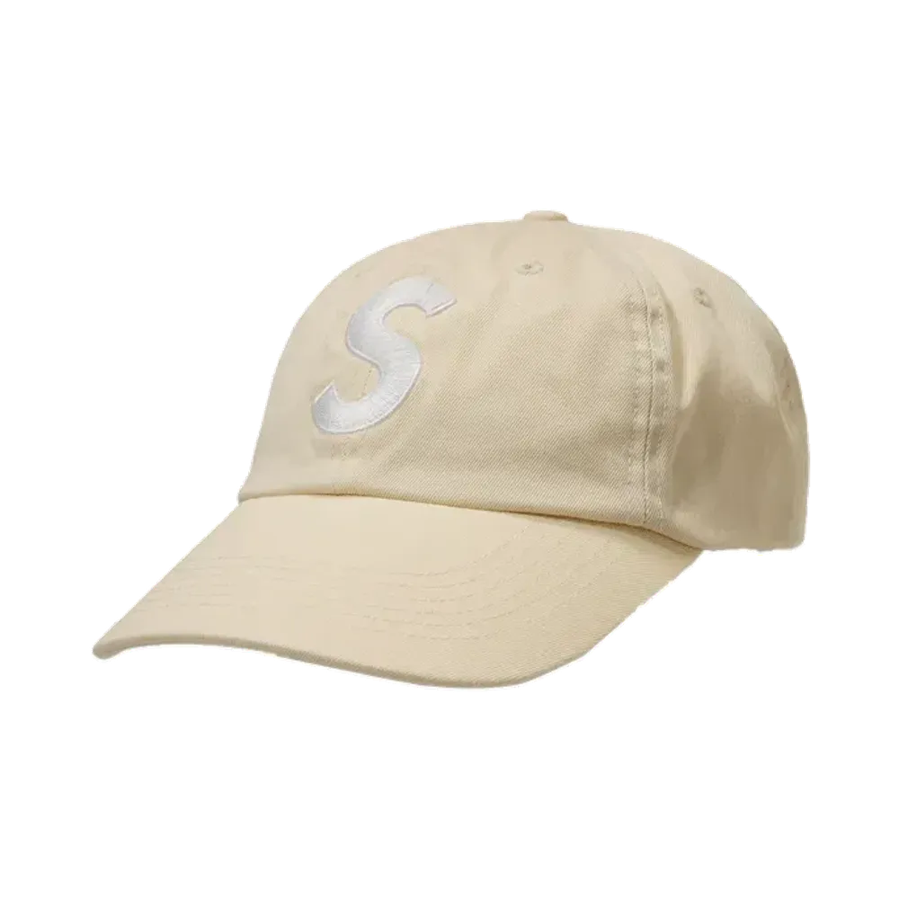 Supreme Pigment Coated S Logo 6-Panel "Stone"