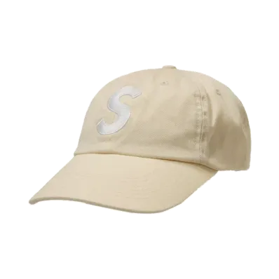 Supreme Pigment Coated S Logo 6-Panel "Stone"
