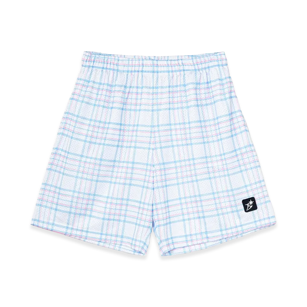 BoTT Check Mesh Short "White"