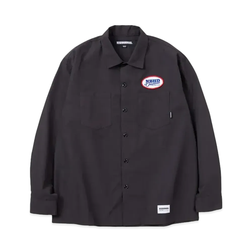 NEIGHBORHOOD Classic Work Shirt LS "Charcoal"