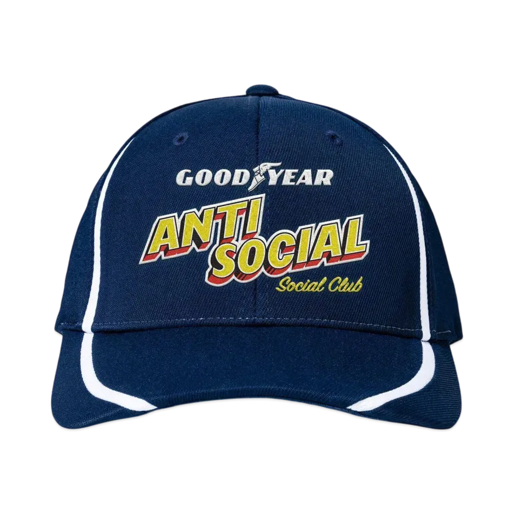 ANTI SOCIAL SOCIAL CLUB x Goodyear Generally Low Maintenance Hat "Blue"