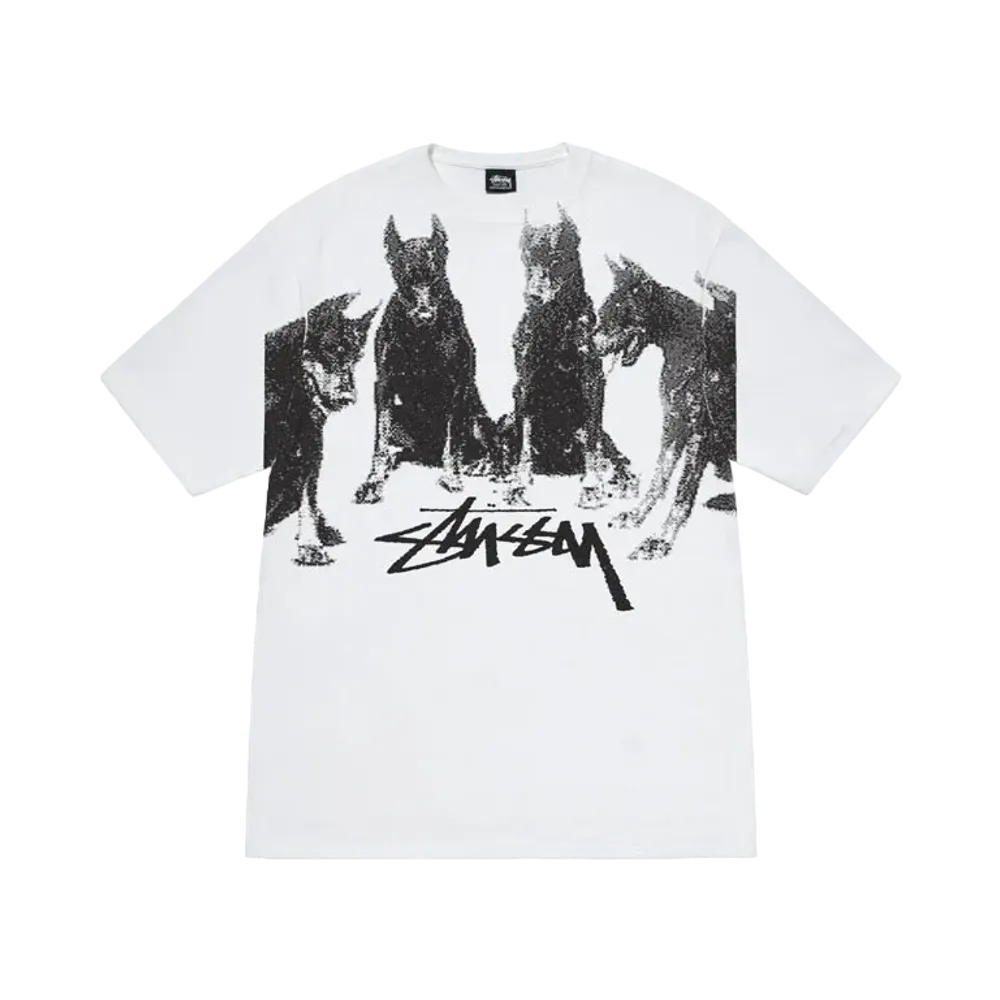 Stussy Dobermans Tee "White"