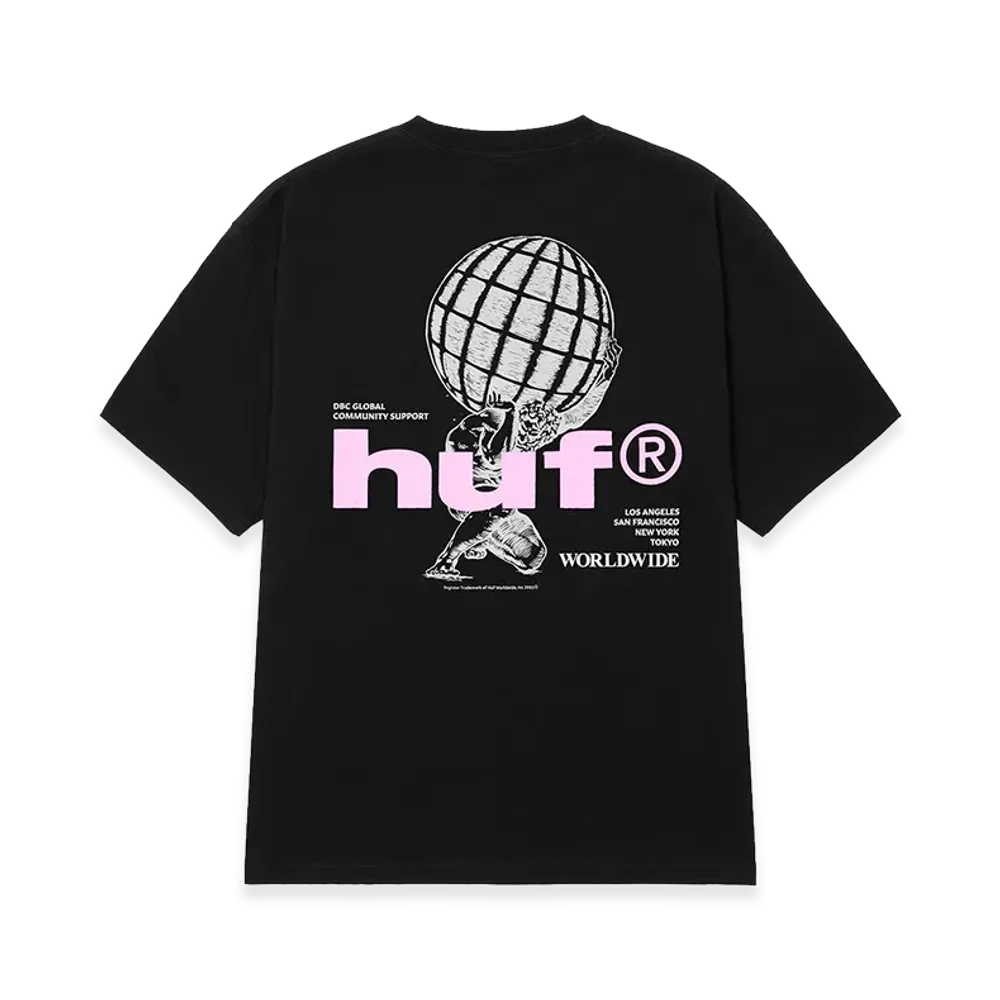 HUF Community Support Tee "Black"