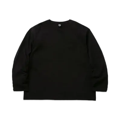 FIRST DOWN BAGGY TEE L/S COTTON HEAVY JERSEY "Black"