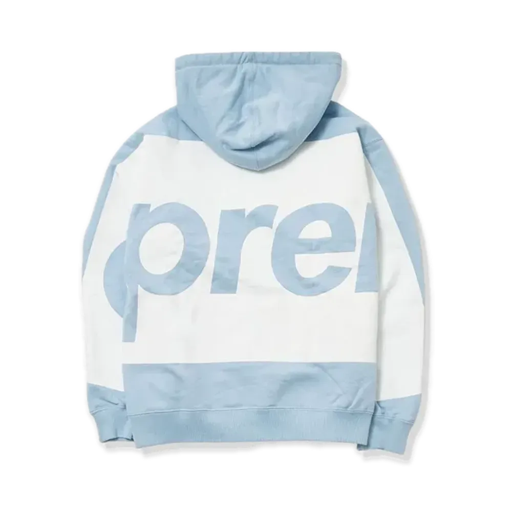 Supreme Big Logo Hooded Sweatshirt "Blue"