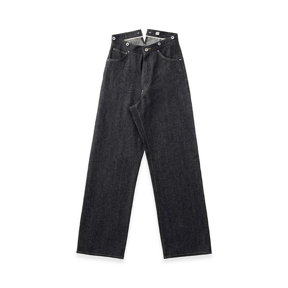 T.T Taiga Takahashi LOT.707 Buckle-Backed Denim Trousers "Raw Indigo"