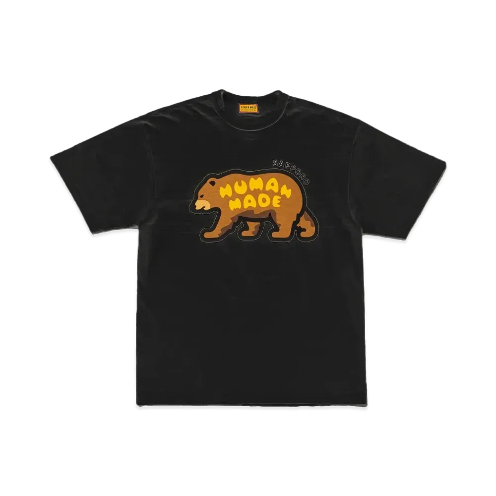 HUMAN MADE Stores Exclusive Animal Graphic T-Shirt Sapporo / Bear "Black"
