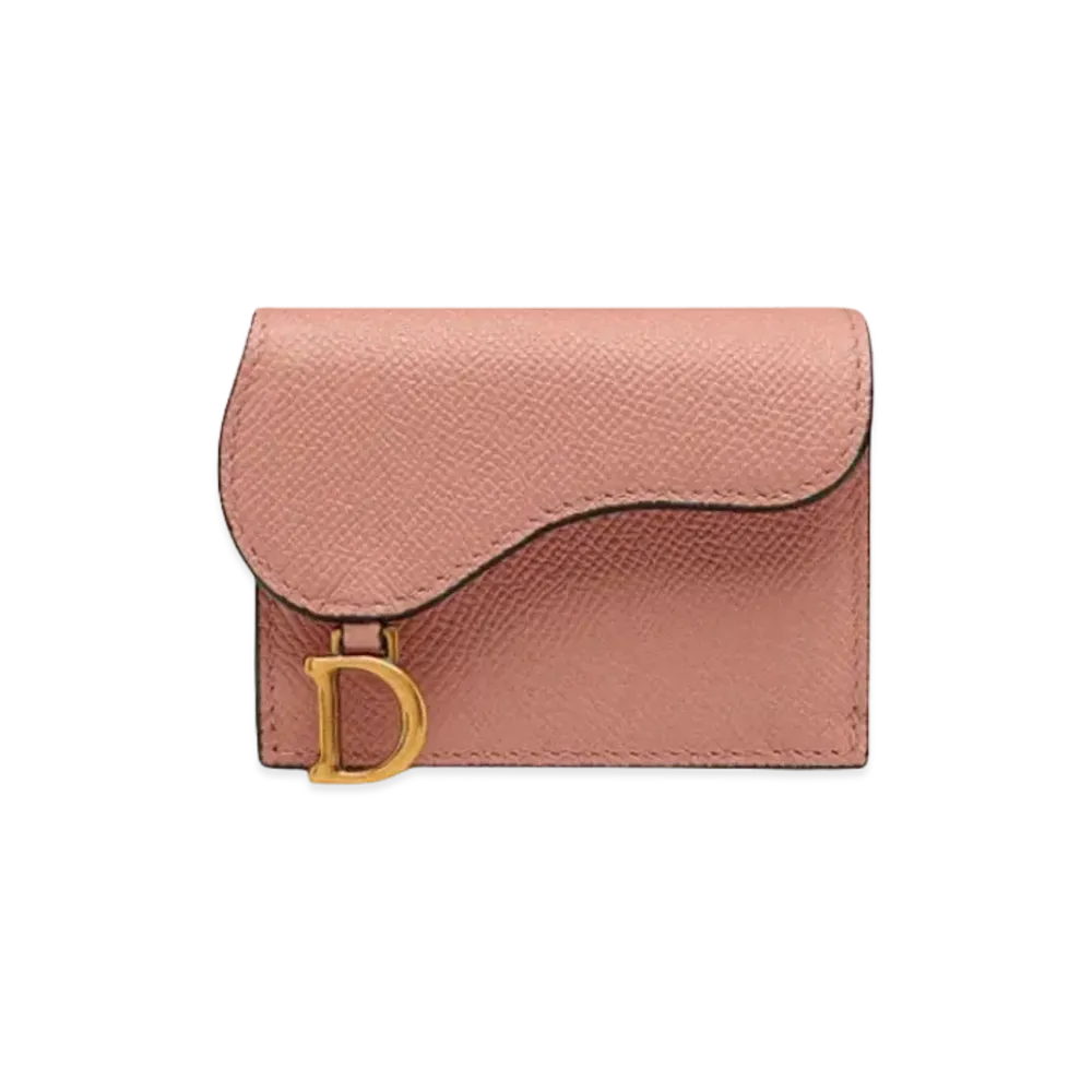 Dior Saddle Compact Wallet "Pink"