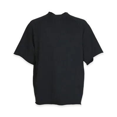 COMOLI LW Cotton French Terry S/S Crew "Black"