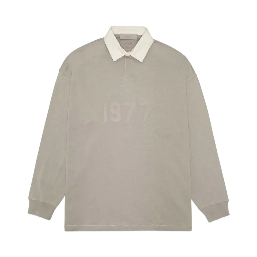 FEAR OF GOD ESSENTIALS Henley Rugby "Smoke"