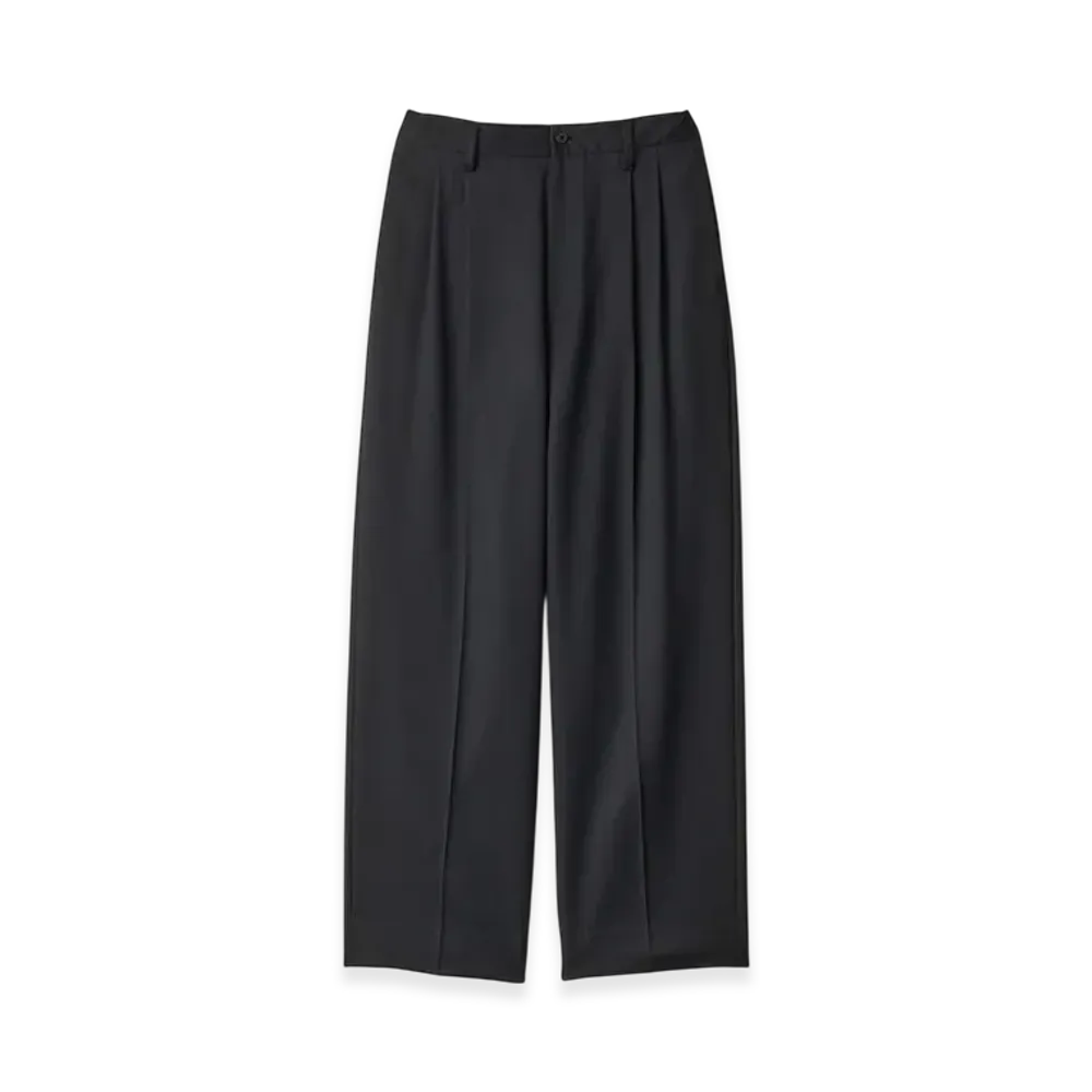 ssstein Two Tuck Easy Trousers "Black"