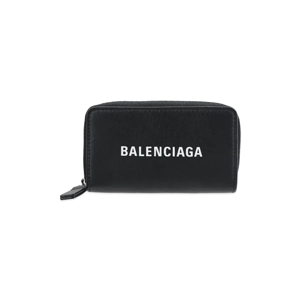 BALENCIAGA Everyday Coin Wallet Leather "Black"