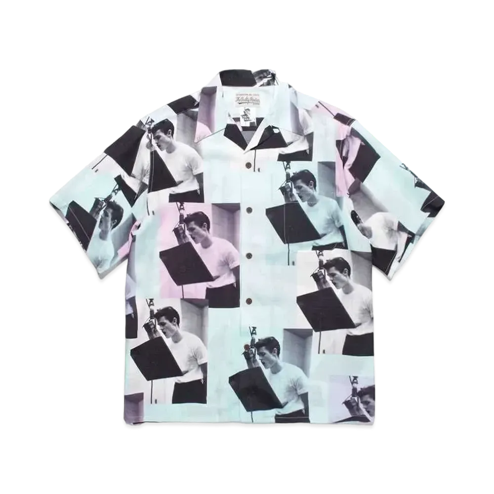 WACKO MARIA PARADISE TOKYO Summer Festival Chet Baker Hawaiian Shirt "Blue"