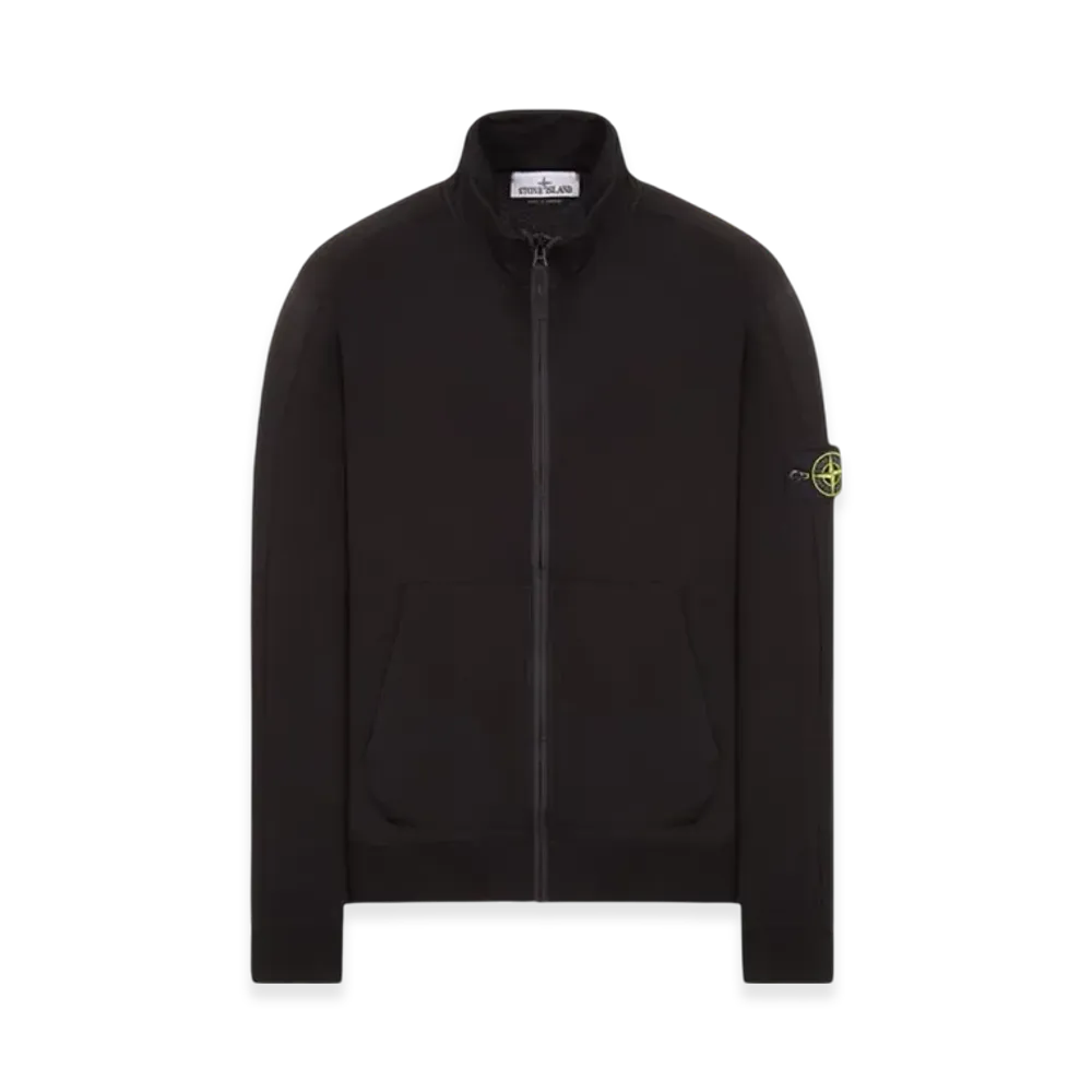 Stone Island 64952 Fleece Track Top - 24SS "Black"