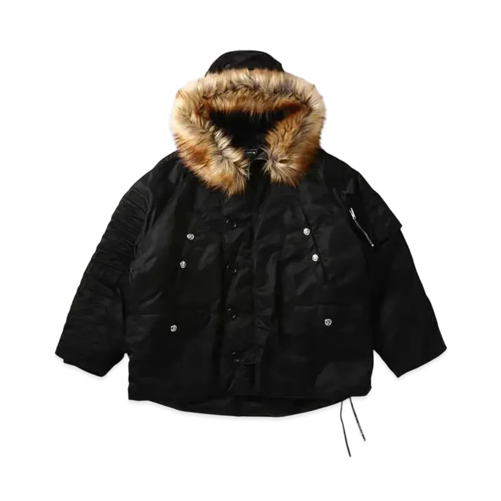mastermind WORLD Nylon N-3B Coat "Black"
