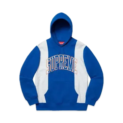 Supreme Paneled Arc Hooded Sweatshirt "Royal"