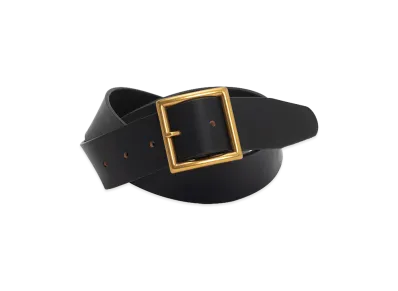 visvim Plain Belt 40mm "Black"