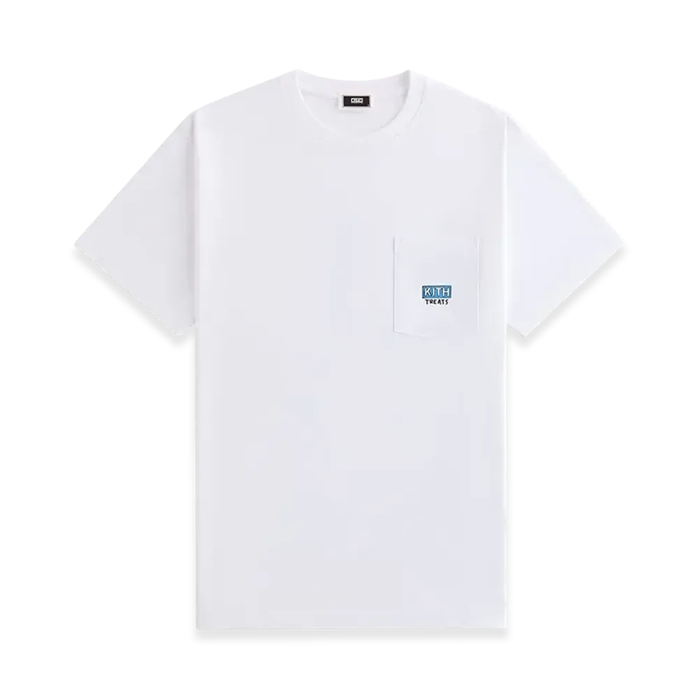 Kith Treats Swirling Live Tour Vintage Pocket Tee "White"