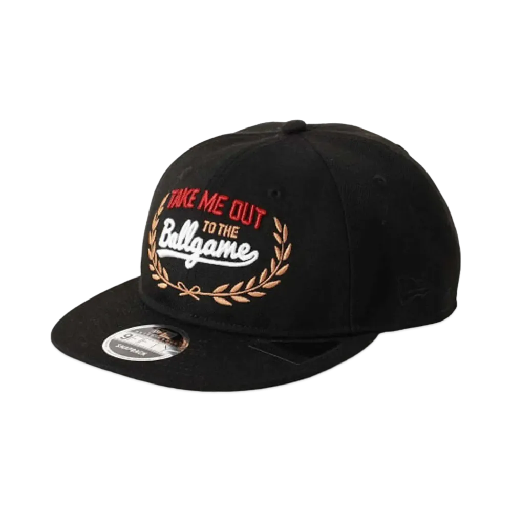 NEW ERA x BEAMS Take me out to the Ball Game 9Fifty Cap "Black"