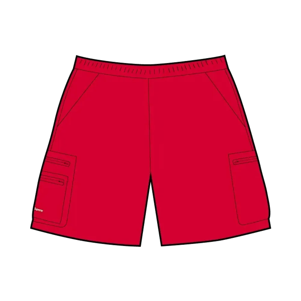 Supreme Cargo Water Short "Red"