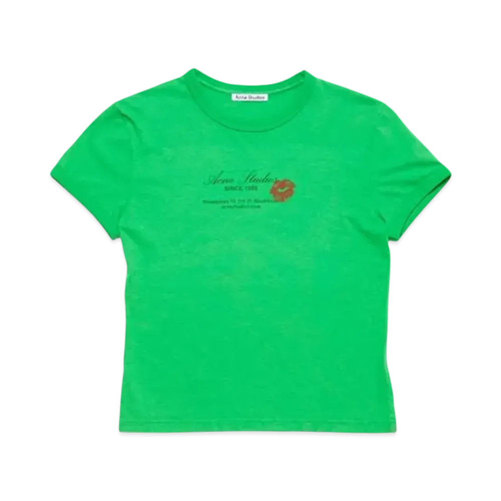 Acne Studios Logo T-Shirt "Green"