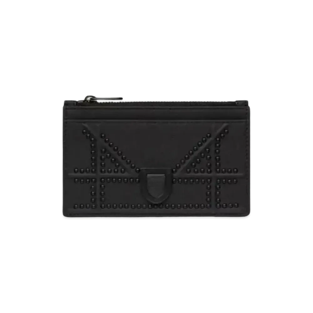 Dior Diorama Ultra Mat Calf Skin Wallet "Black"
