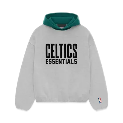FEAR OF GOD ESSENTIALS Celtics Hoodie "Light Heather"