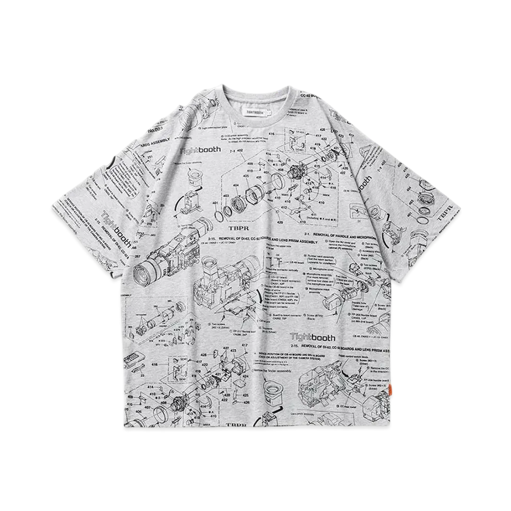 TIGHTBOOTH Analyze T-Shirt "Gray"