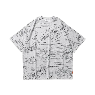 TIGHTBOOTH Analyze T-Shirt "Gray"