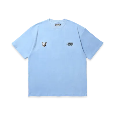 APHRODITEGANG Ryu Embroidery Pile S/S Tee "Blue"