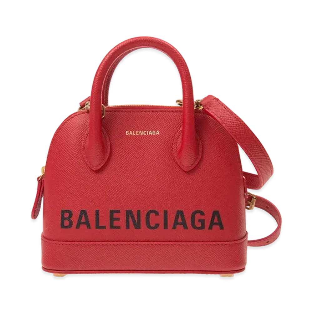 BALENCIAGA Handbag Calfskin "Red"