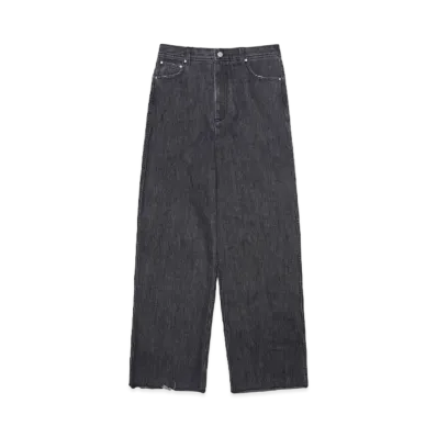PLATEAU STUDIO wide leg denim "WASHED BLACK"